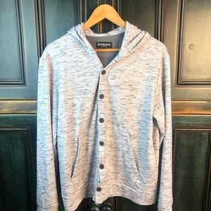 Betabrand Men’s M Button Up Hoodie Long Sleeve
